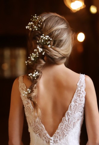 Boho waterfall braid