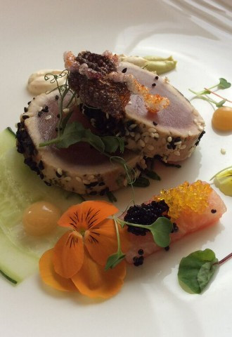 Wedding Breakfast Starter - Tuna Sashimi