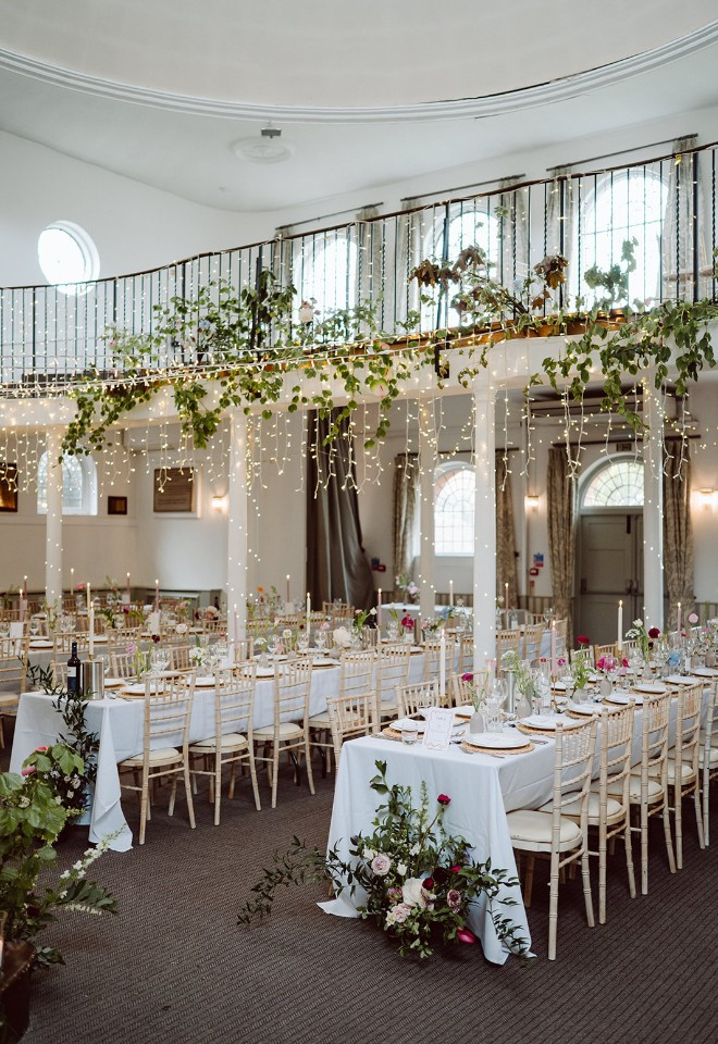 Wedding Breakfast Set Up 