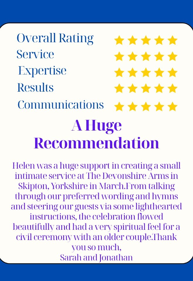Client testimonial
