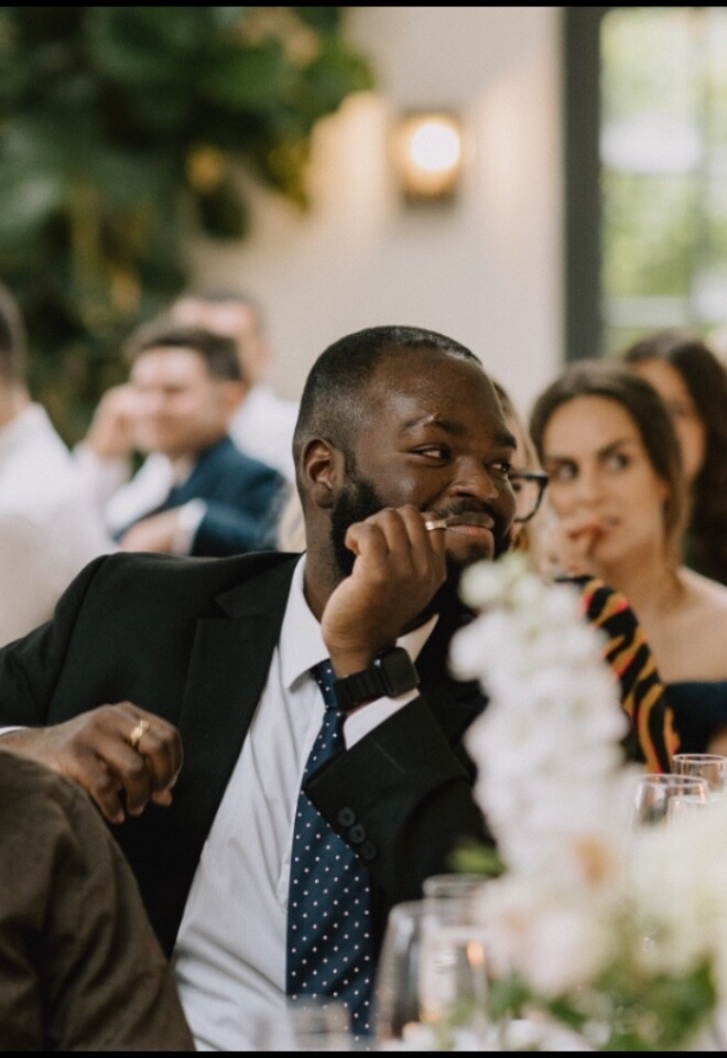 wedding reception at Middleton lodge - David Oriakhi