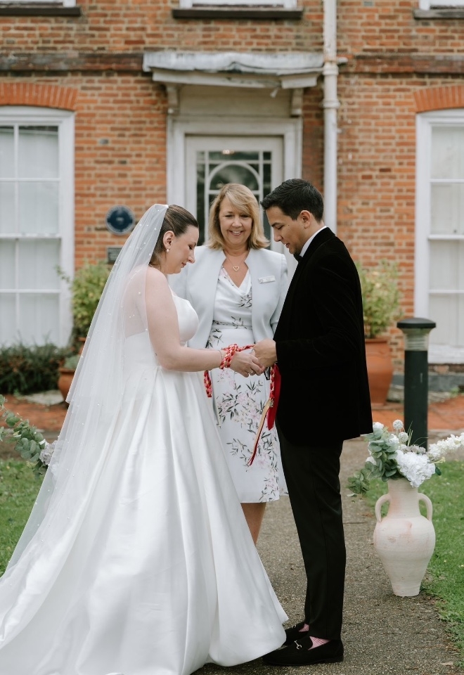 Bee and Aamir Wedding The Garden Gallery Farnham