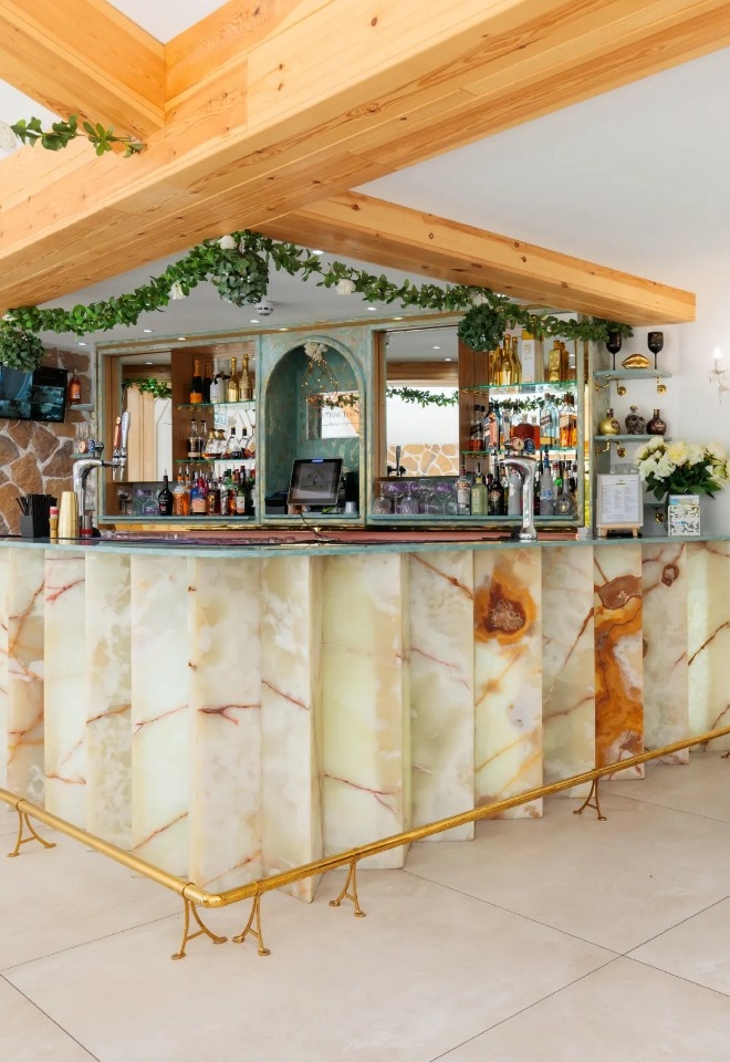 The olive terrace at The Oaks