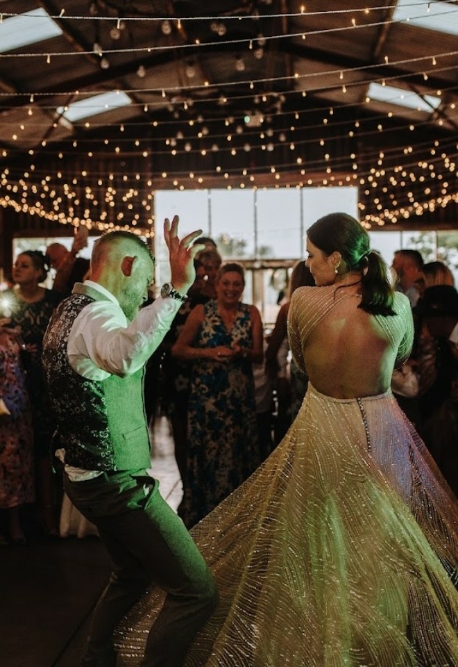 Wedding First Dance at Grange Barn, Marbury