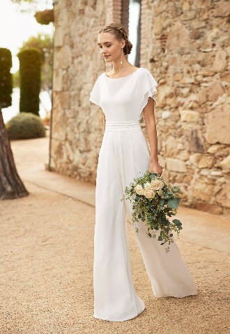 Rachel by Alma Novia - trousers - bride