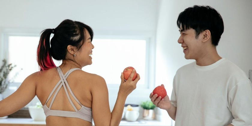 married couple in sickness and in health