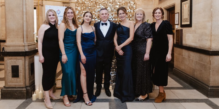 Some Guides for Brides team members at the Customer Service Awards