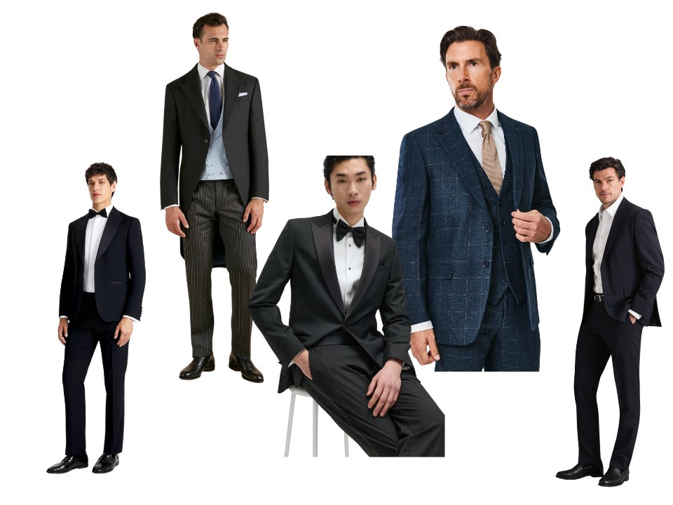 a grooms guide to wedding suits what to wear hire or buy