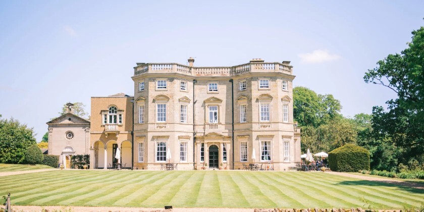 Exterior of Bourton Hall in Warwickshire