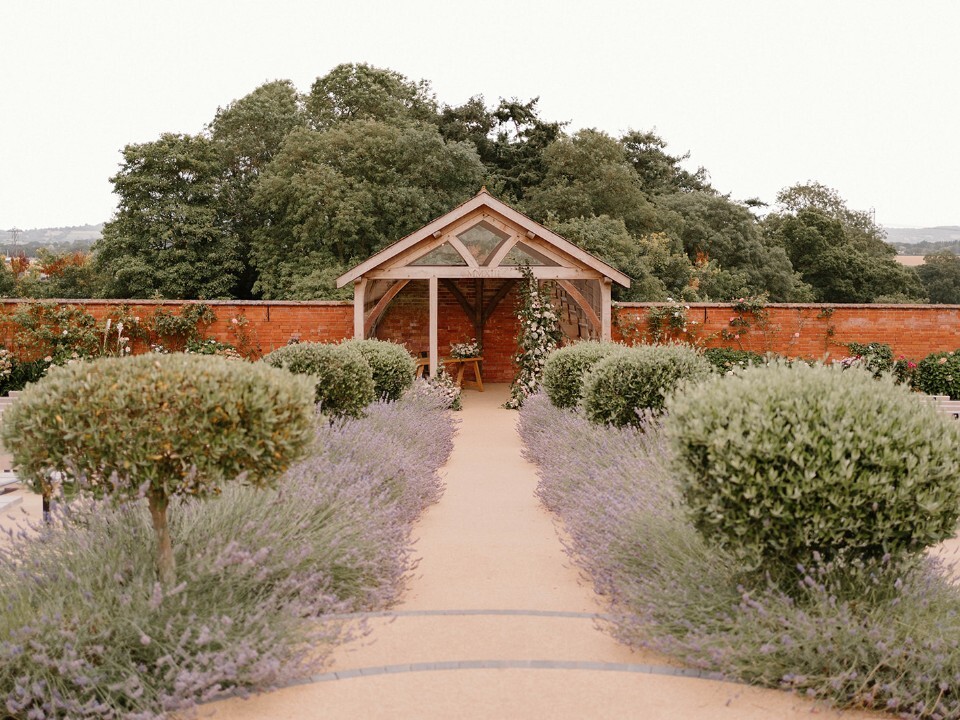 Walled Garden wedding venue in Devon