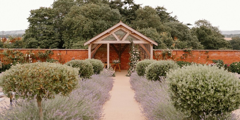 Walled Garden wedding venue in Devon