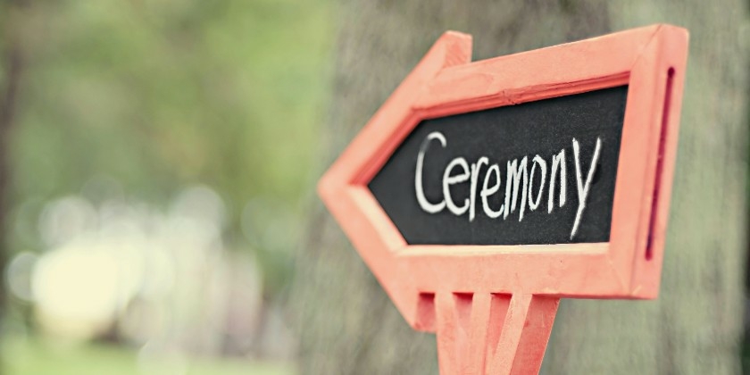 Wedding Ceremony sign