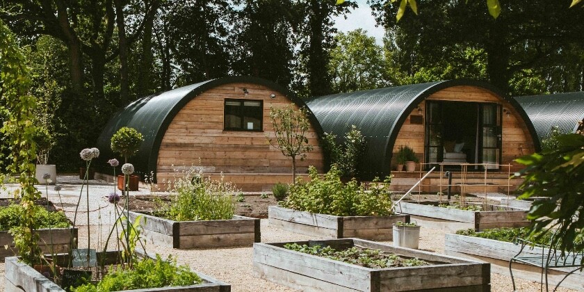 silchester farm pyggy huts, wedding accommodation