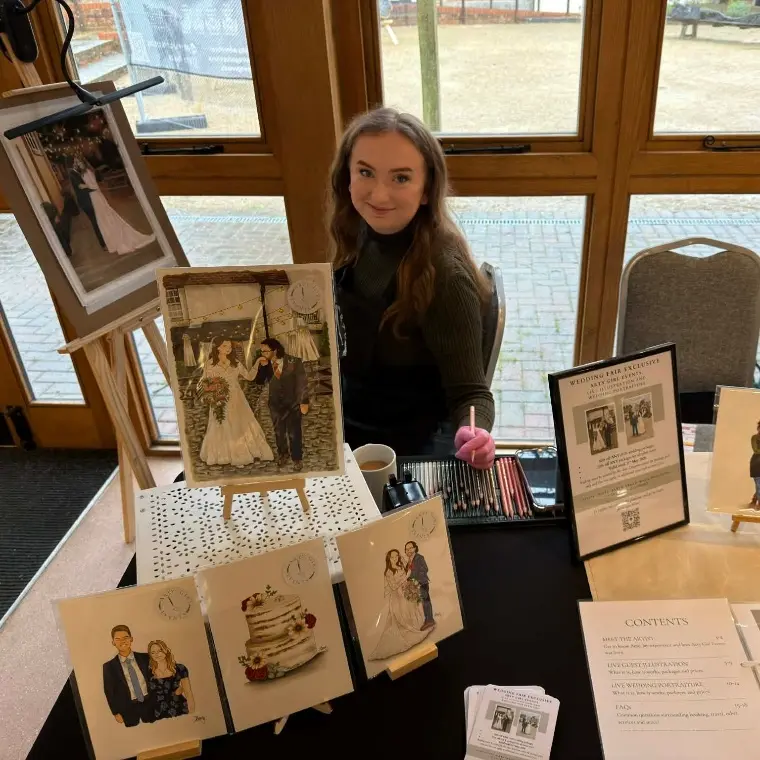 Arty Girl Events - Live illustrator and wedding artist