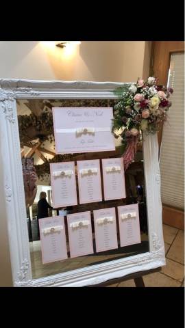 Personalised wedding stationery