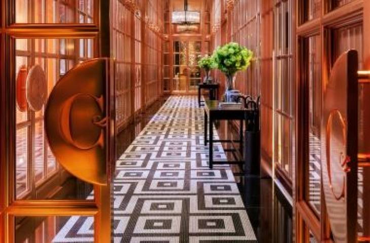 Corridor inside the Rosewood Hotel London