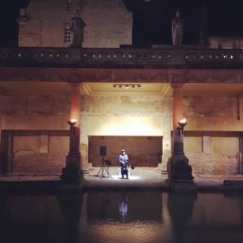 Robert Benson Saxophone at the Roman Baths