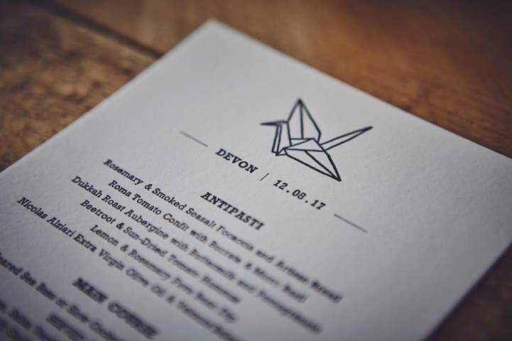 The Smallprint Company Stationery in Derbyshire, photo by Nova Wedding Photography