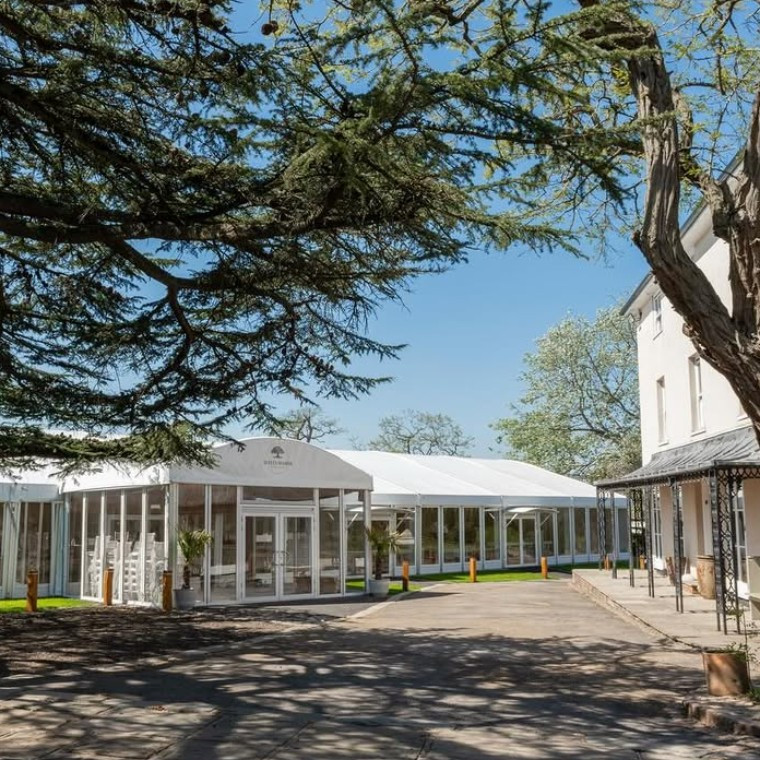 Venue exterior: Aveley Manor, an elegant manor house wedding venue in Essex.
