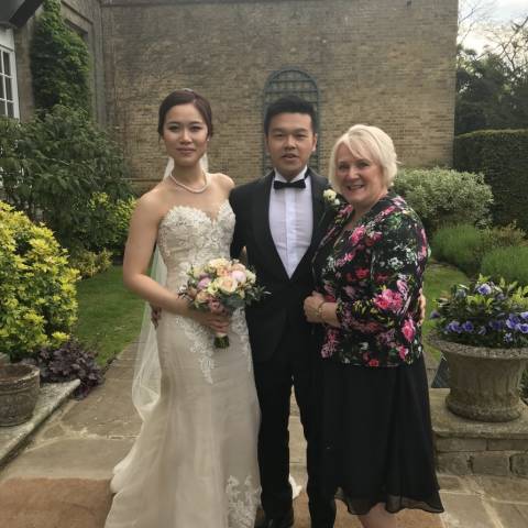 Yvonne at Hedsor House with K and C