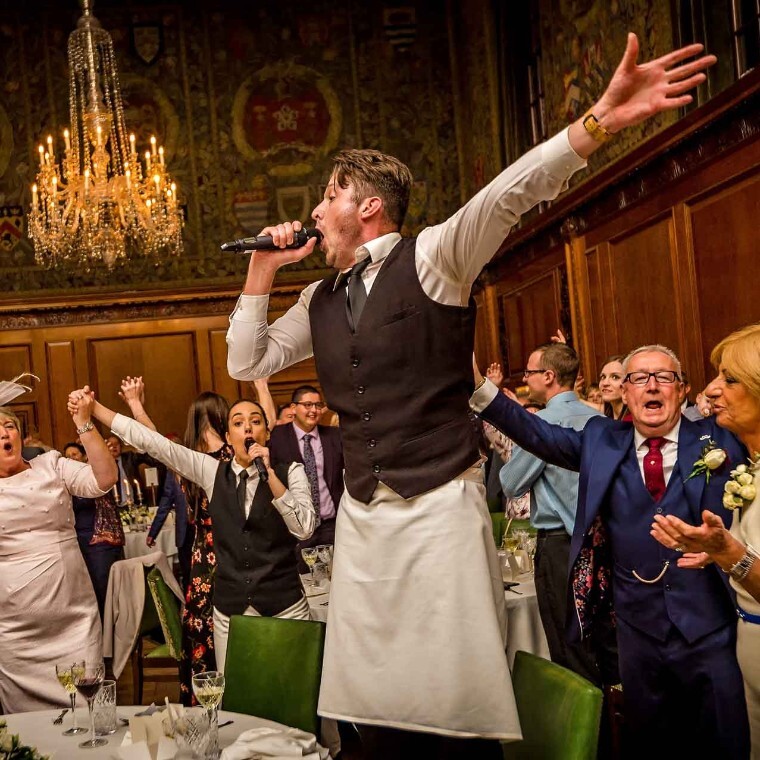 The Singing Waiter Masters courtesy of Guy Milnes photography