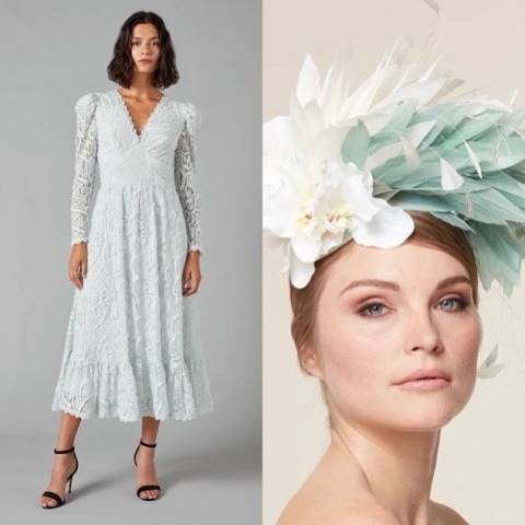 Pale Blue/Green Fashion by Moda Rosa, Mother of the Bride
