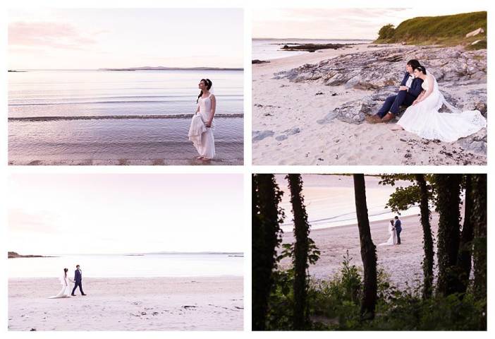 Anglesey beach wedding by Lumiere Photography