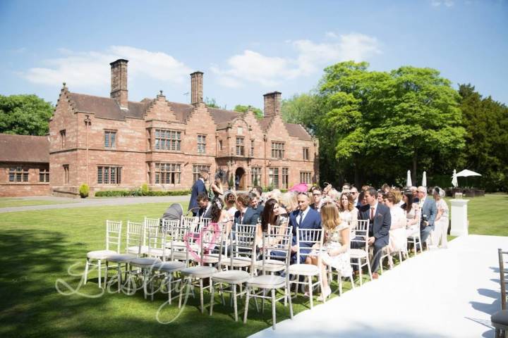 Wrenbury Hall Outside Wedding Ceremonies Nantwich Cheshire