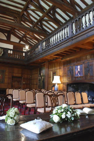 Civil ceremony, Hampden House, Great Hall