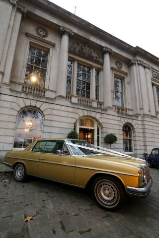 Arrival in a Bentley at Trinity House,Venues in London - Central