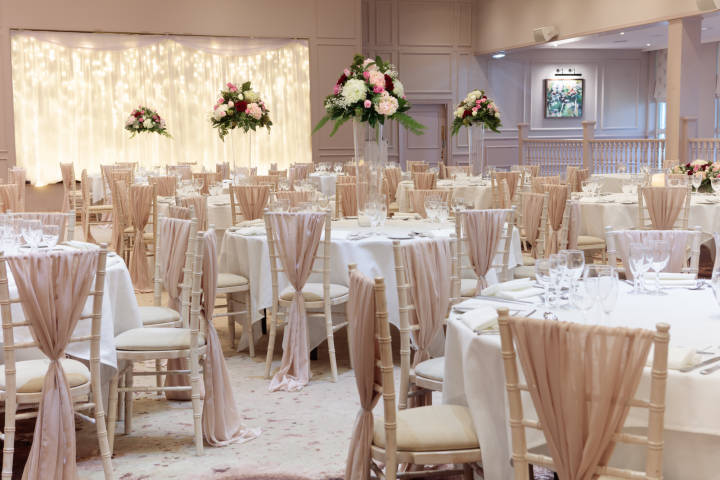 Pendle Suite Wedding Breakfast at The Dunkenhalgh Hotel & Spa