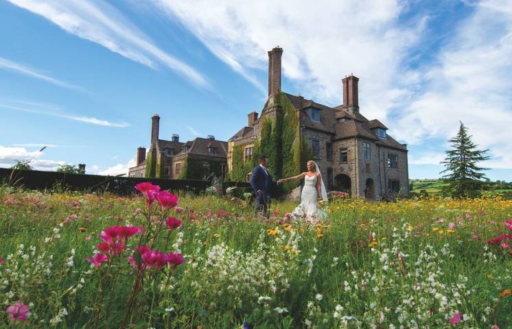 Llangoed Hall Hotel Wedding Venue in Powys