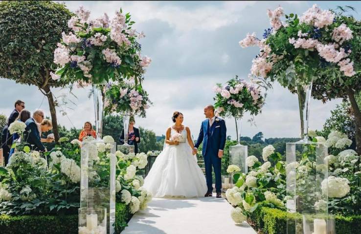 Delamere Manor Outdoor Ceremony Terrace