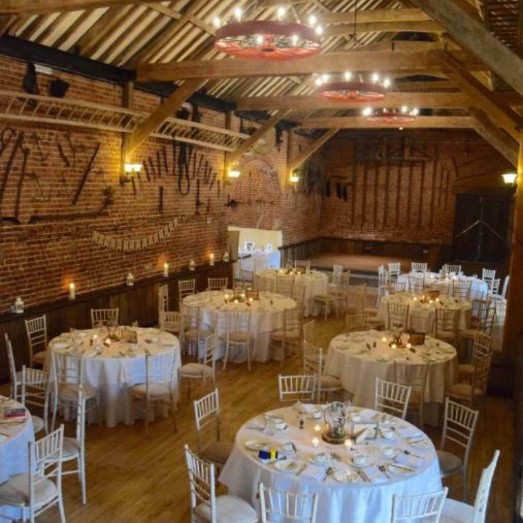 Victorian Wedding Barn at Hunters Hall in Norfolk