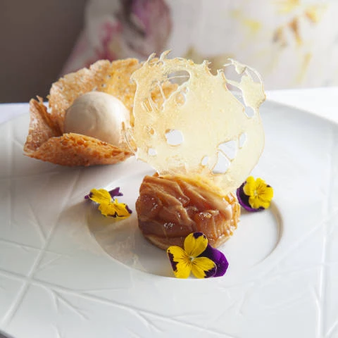 Dessert at Cotswold House Hotel and Spa Venues in Chipping Campden, Gloucestershire