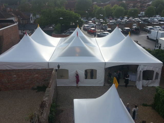 6x6m Marquees with hardflooring and carpet