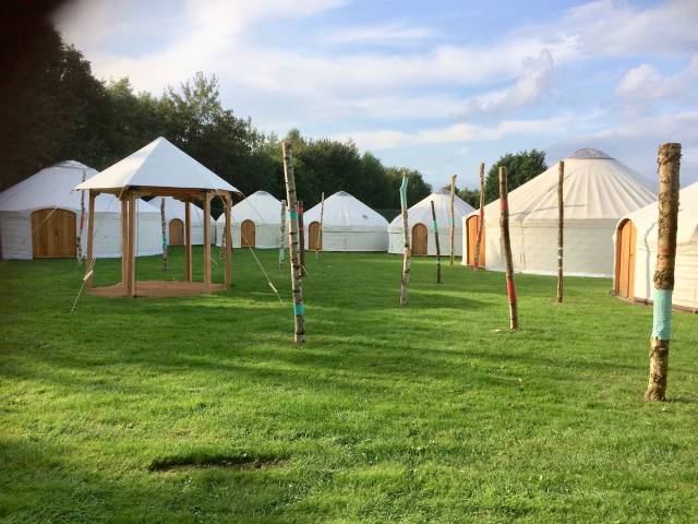 Yurts setup
