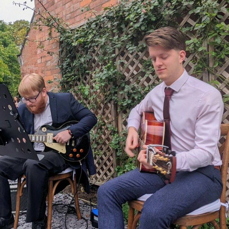 Acoustic guitar duo - background music