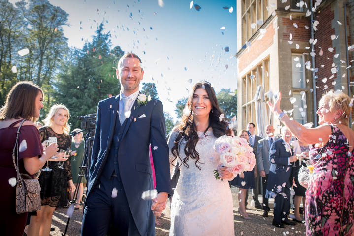 Stone Photos Wedding Photographer in Berkshire, Buckinghamshire, Surrey, Bride, Relaxed, natural, candid, Groom, Love, Couple, Portraits, confetti, Easthampstead Park