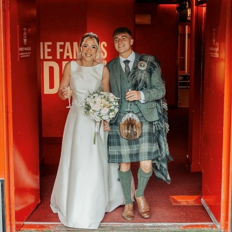 Pittodrie Bride and Groom 2025