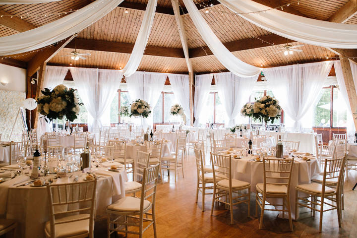 The Ravenswood Venue - The Princess Beatrice Suite set up for a wedding breakfast