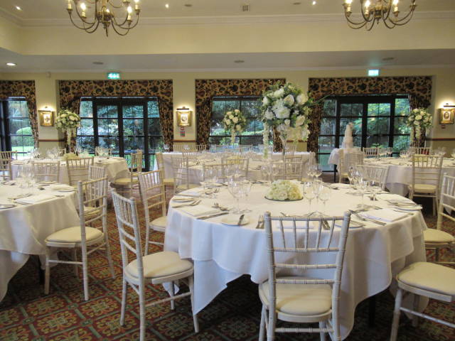 Wedding Breakfast in the Orangery