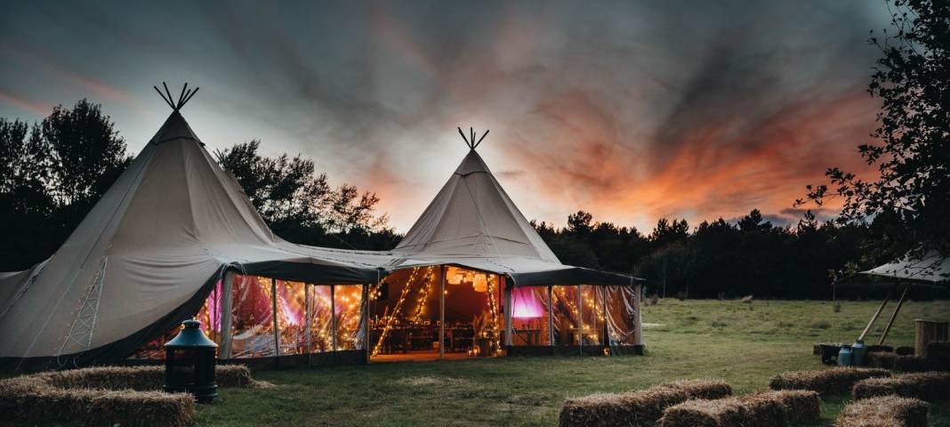 Forest Edge Tipis Marquees in Berkshire