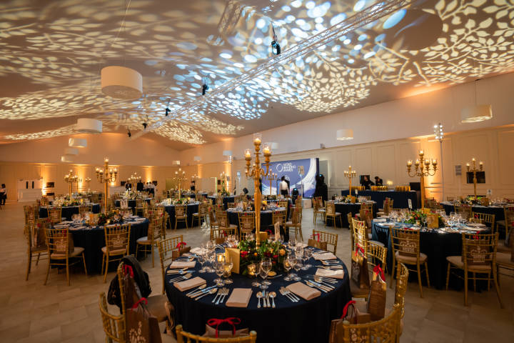 Dinner in the Kensington palace pavilion