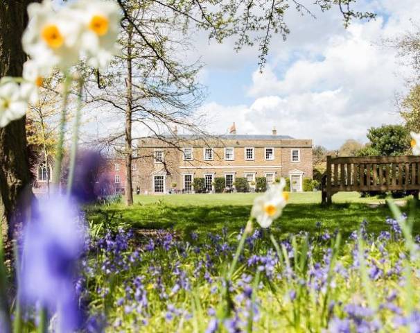 Fulham Palace pictured from the grounds of the venue