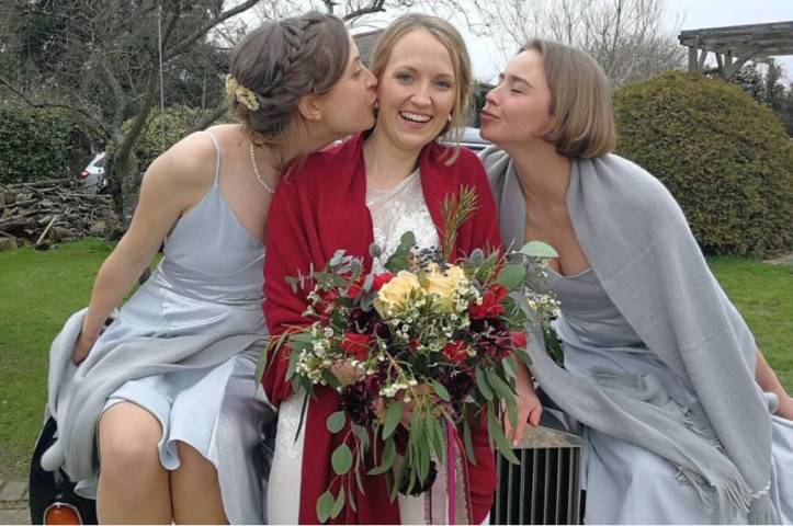 Bride and Bridesmaid - Concierge Wedding Cars