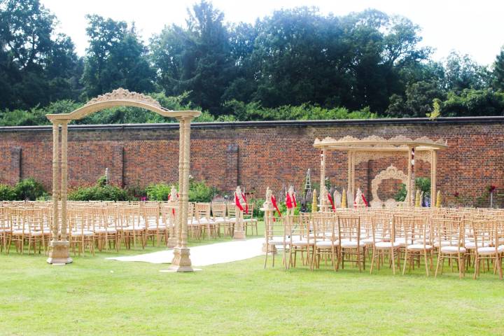 The Conservatory - Luton Hoo Walled Garden - Outside ceremony