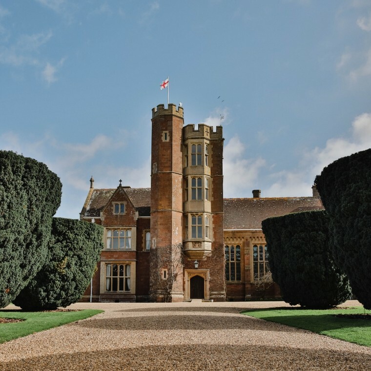 Exterior of St Audries Park, wedding venue in Somerset
