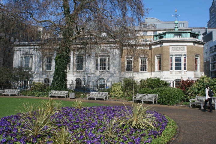 Trinity Square Gardens in Spring, Trinity House,Venues in London - Central