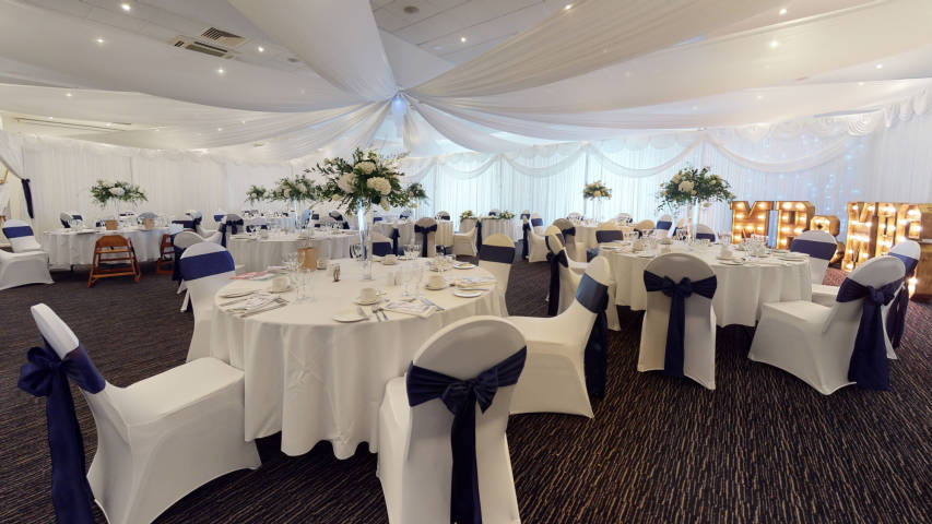 China Fleet Country Club Wedding Breakfast- Atlantic Suite, Saltash, Cornwall